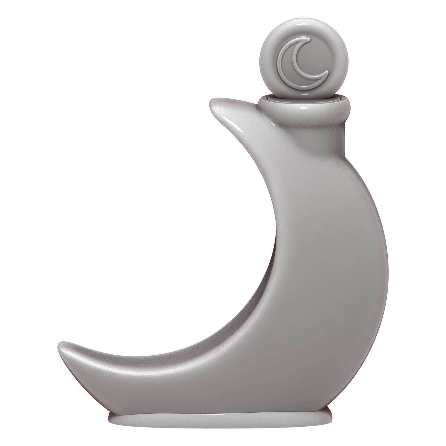 Crescent Moon Mythic Potion Dice Vault/Jail/Storage by Ars Moriendi 3D - Embrace Lunar Mystique & Alchemical Secrets in Safekeeping! - Black / Yes- Include Random Dice Set