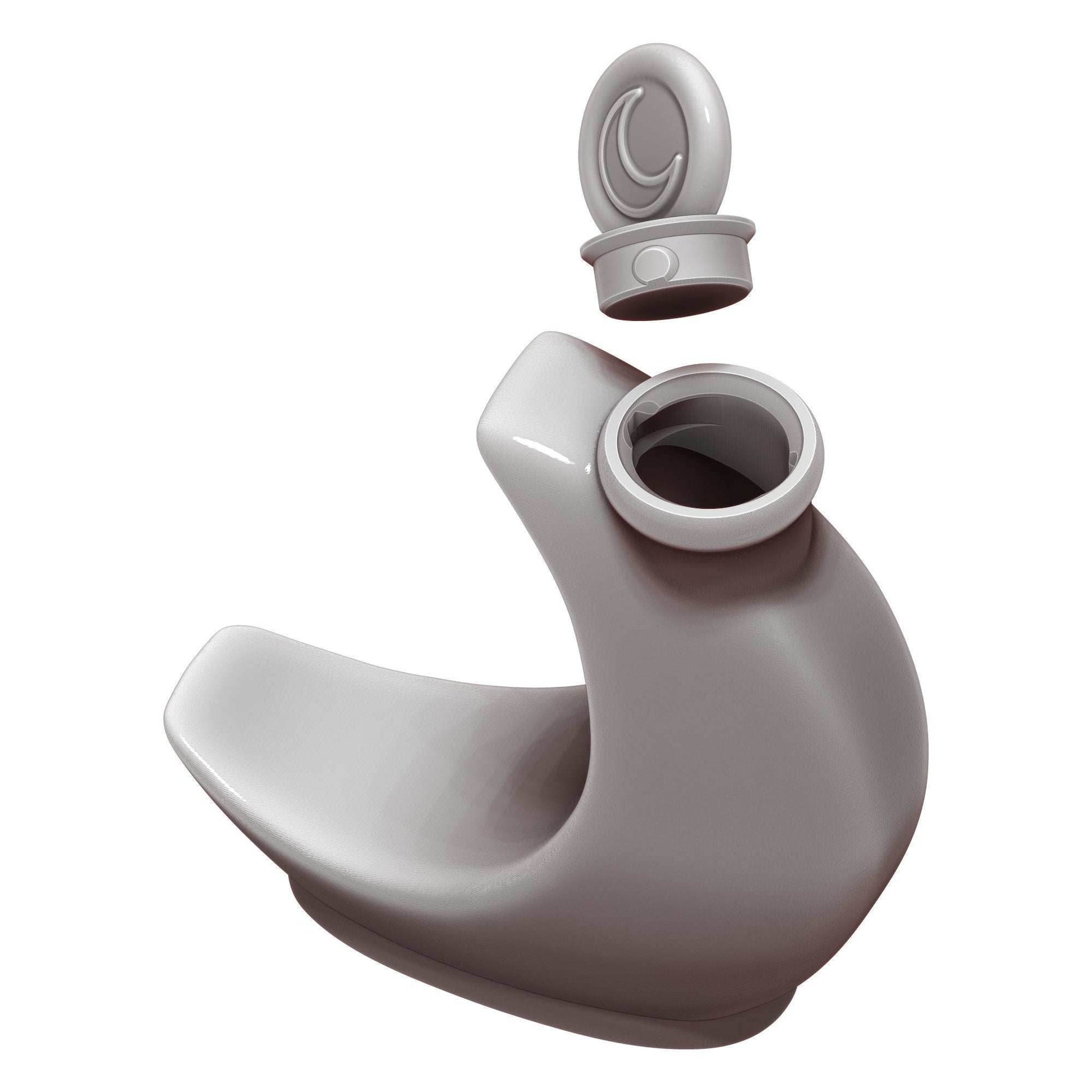 Crescent Moon Mythic Potion Dice Vault/Jail/Storage by Ars Moriendi 3D - Embrace Lunar Mystique & Alchemical Secrets in Safekeeping! - Black / Yes- Include Random Dice Set