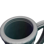 Elven 3D Printed Can Holder| Koozie | Elf Mug Stein | Mythic Mugs Collection by Ars Moriendi 3D- Embrace the Elegance of Elven Enchantment! - Black / Non Threaded-No Lid