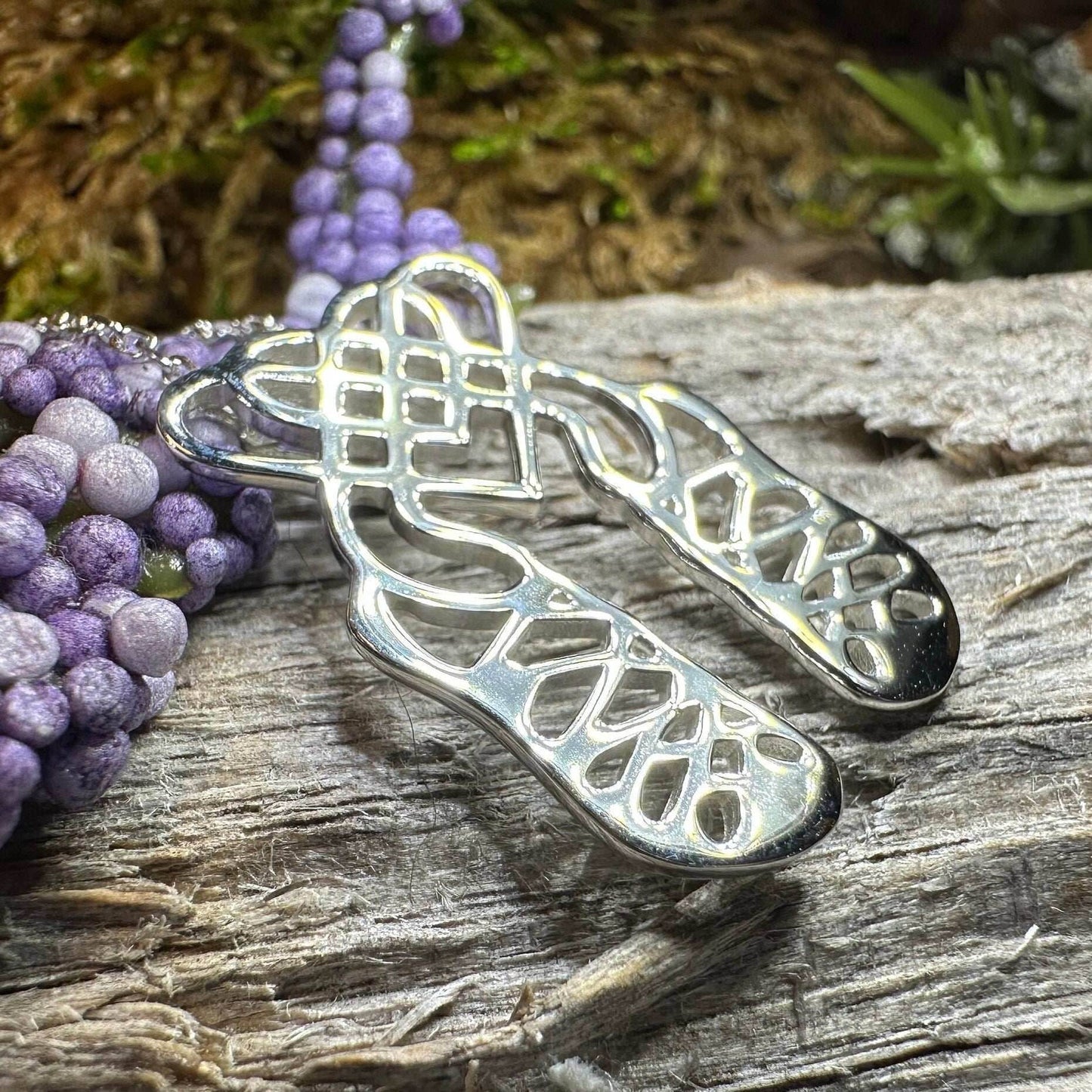 Celtic Heart Irish Dance Shoes Necklace - 18