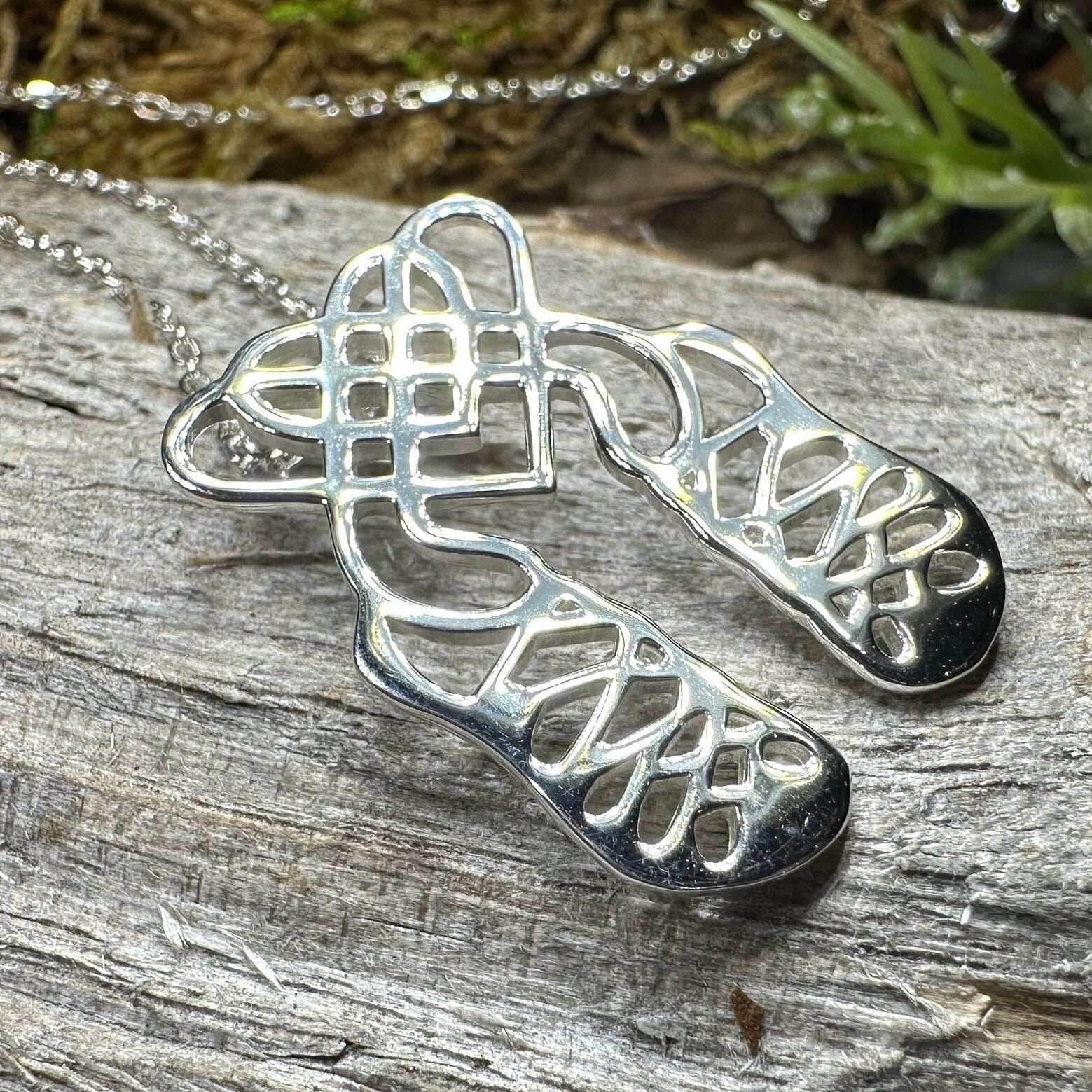 Celtic Heart Irish Dance Shoes Necklace - 18