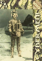 🤖 Vintage 1994 Doctor Who Cybermen Foil Trading Cards — Cards 4–6 of 6 (Set)