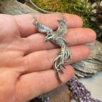 Starfire Phoenix Necklace - 18 / Amethyst