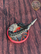Demon-Blooded Tiefling 3D Printed Mythic Mug Stein | Tabletop RPG Dice Gaming Cosplay | Dungeons and Dragons D&D Wargaming | Drink Koozie - Black / Non Threaded-No Lid
