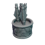 Ranger Class 3D Printed Dice Jail | RPG Dice Vault | D20 Storage Box | Wargaming - Player Gift - Traverse Wild Realms with Precision Rolls. - Black / Yes- Include Random Dice Set