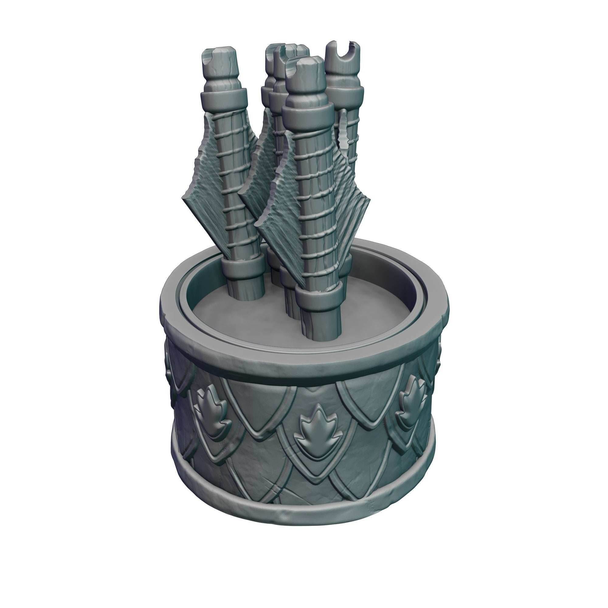 Ranger Class 3D Printed Dice Jail | RPG Dice Vault | D20 Storage Box | Wargaming - Player Gift - Traverse Wild Realms with Precision Rolls. - Black / Yes- Include Random Dice Set