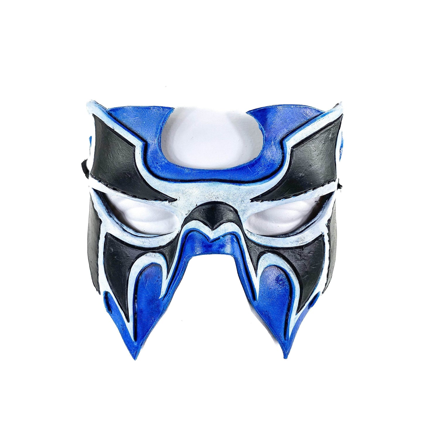 Super Hero Wrestling Mask Handmade Genuine Leather Mask - 