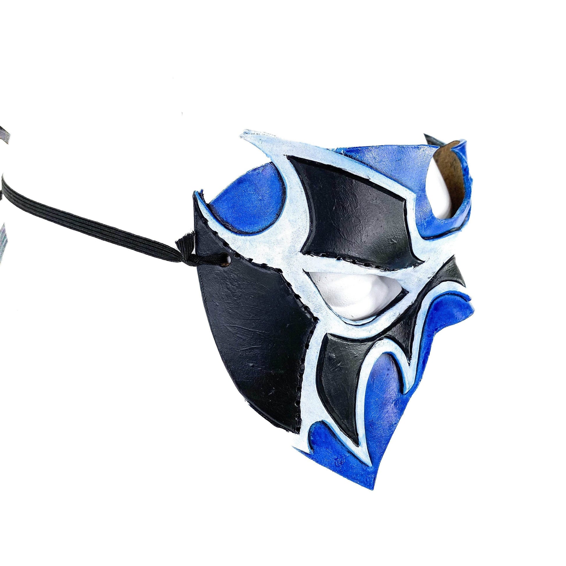Super Hero Wrestling Mask Handmade Genuine Leather Mask - 