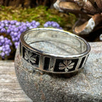 Shamrock Band Ring