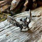 Gothic Realistic Bat Ring