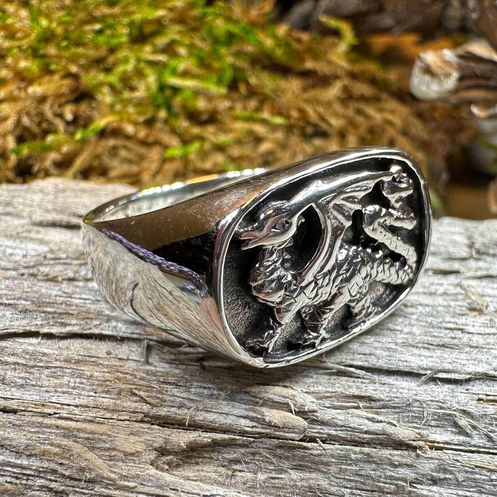 Welsh Dragon Statement Ring - 6