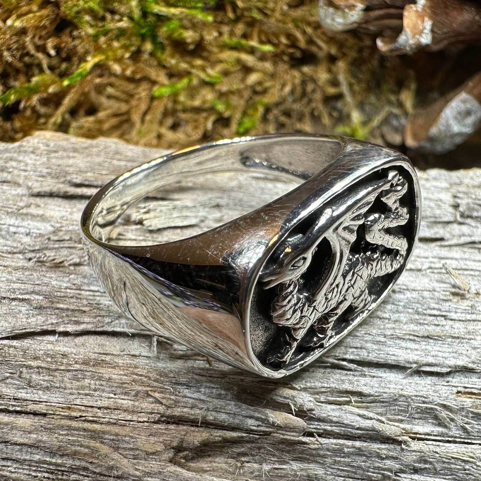 Welsh Dragon Statement Ring - 6