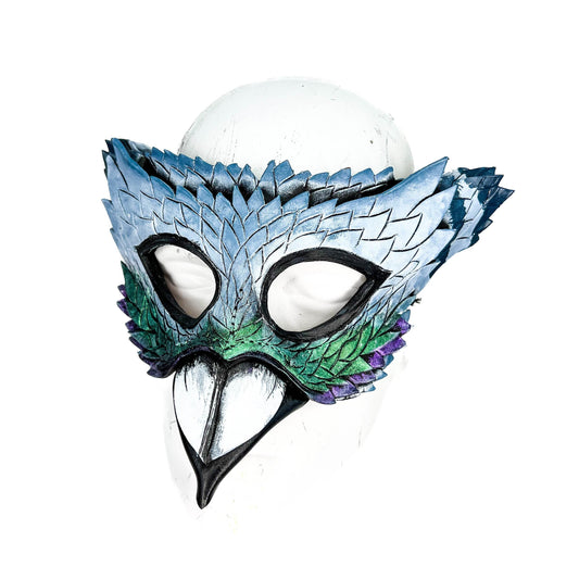Pigeon Handmade Genuine Leather Mask - 