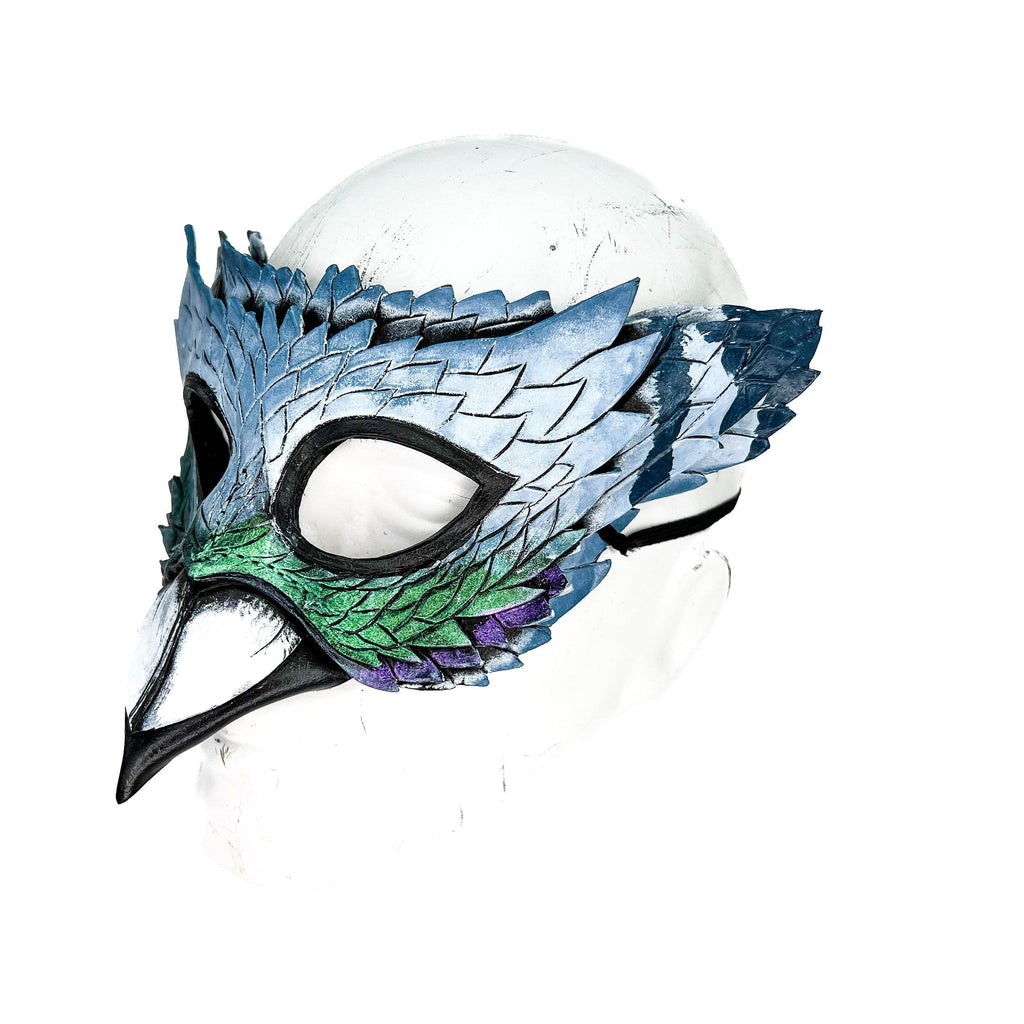 Pigeon Handmade Genuine Leather Mask - 