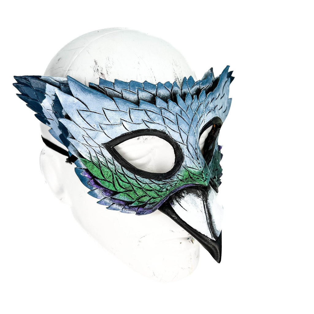 Pigeon Handmade Genuine Leather Mask - 