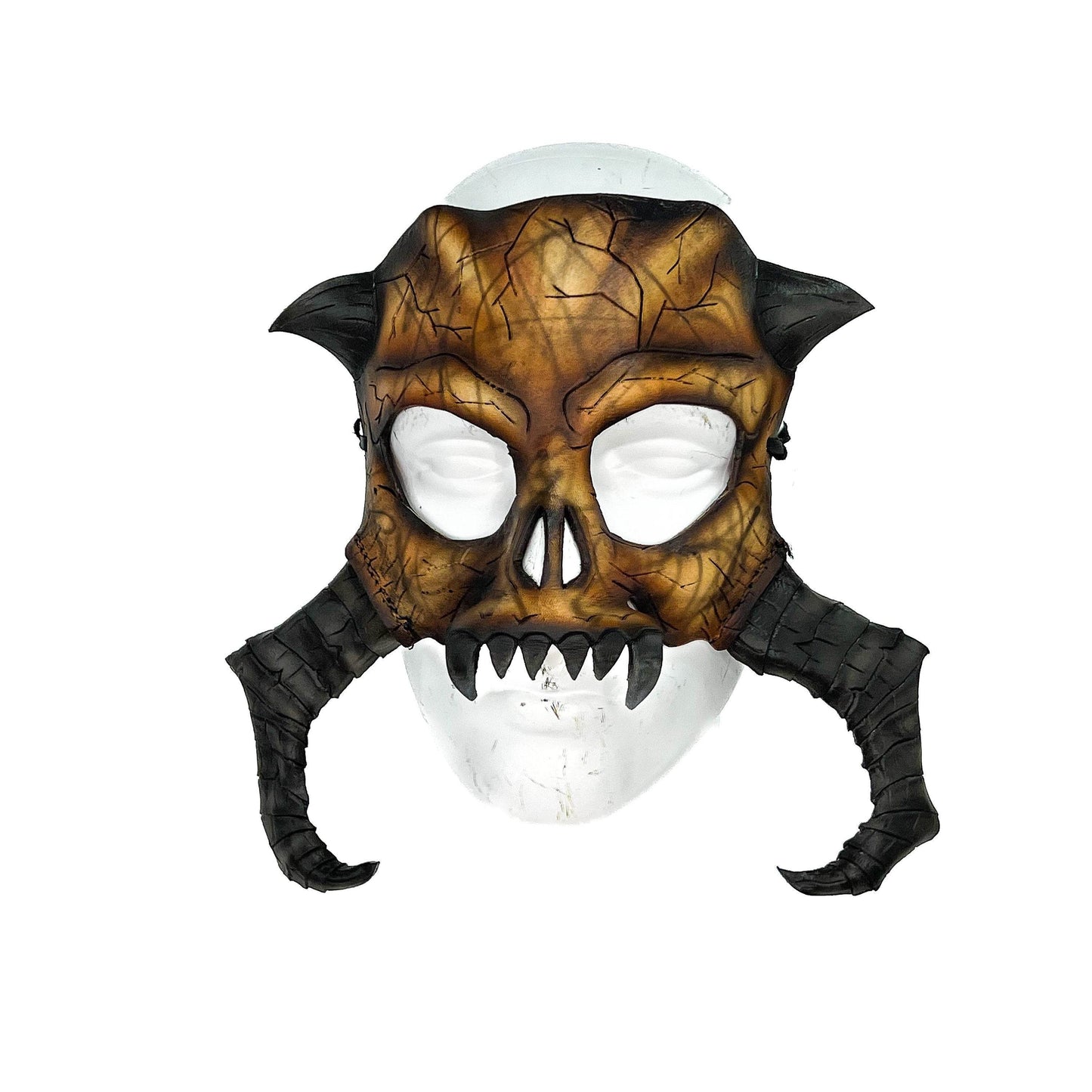 Beast Skull Handmade Genuine Leather Mask - 