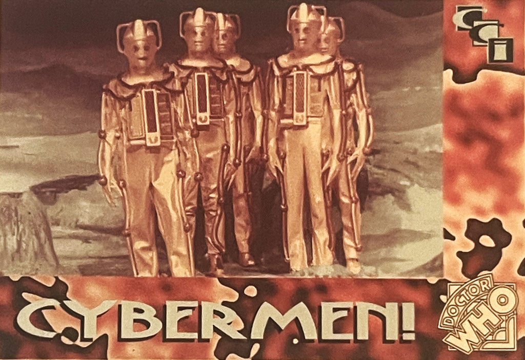 🤖 Vintage 1994 Doctor Who Cybermen Foil Trading Card — Card 5 of 6