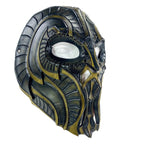 Handmade Genuine Leather Mask in Natural Colors - 