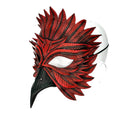 Red Bird Handmade Genuine Leather Mask - 