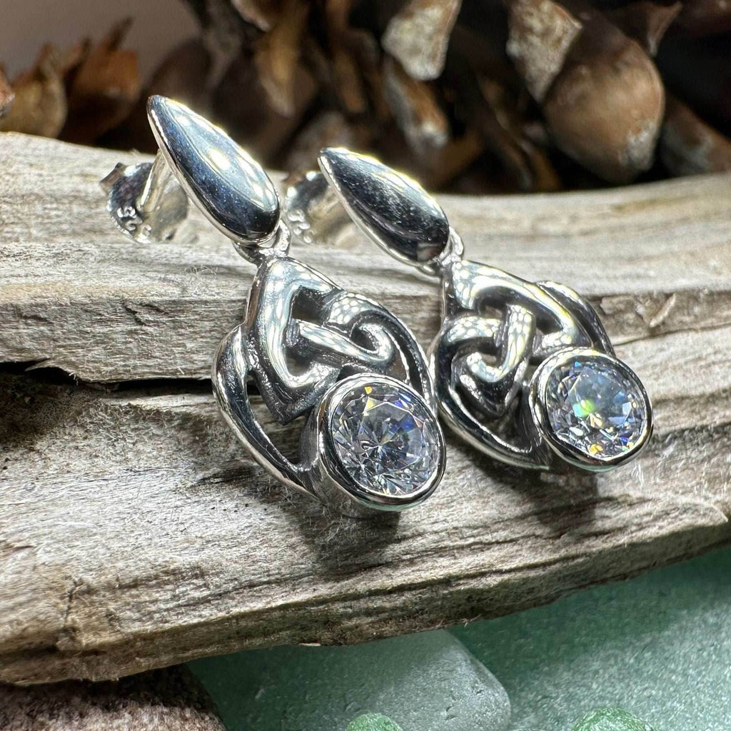 Kellei Celtic Knot Post Earrings - 