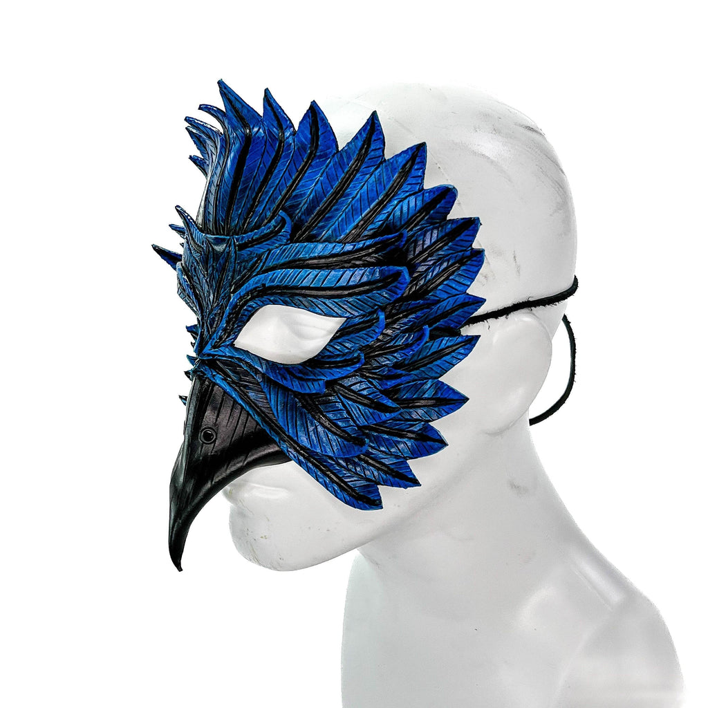 Bluebird Handmade Genuine Leather Mask - 