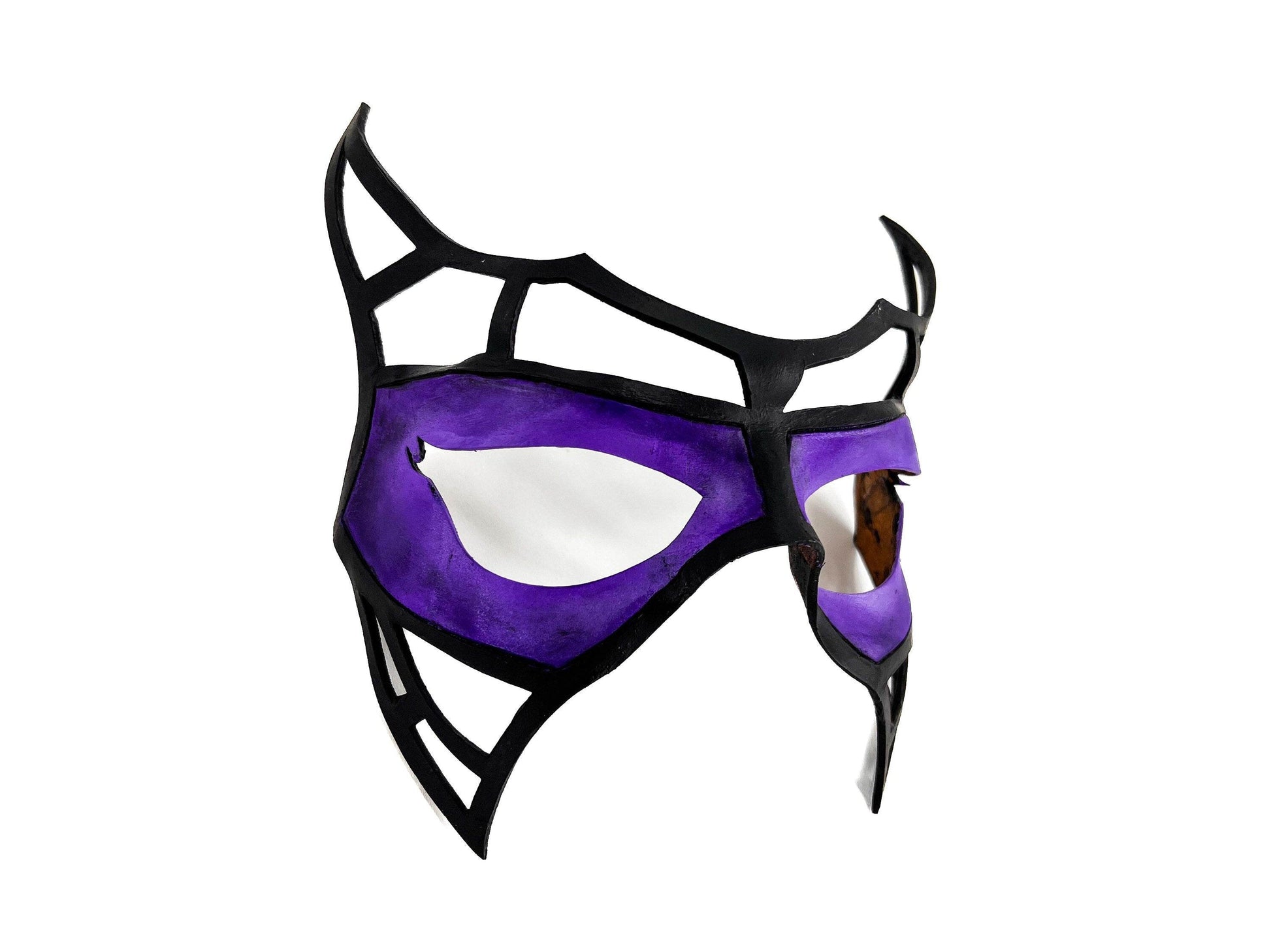 Evil Royalty Handmade Genuine Leather Mask - 
