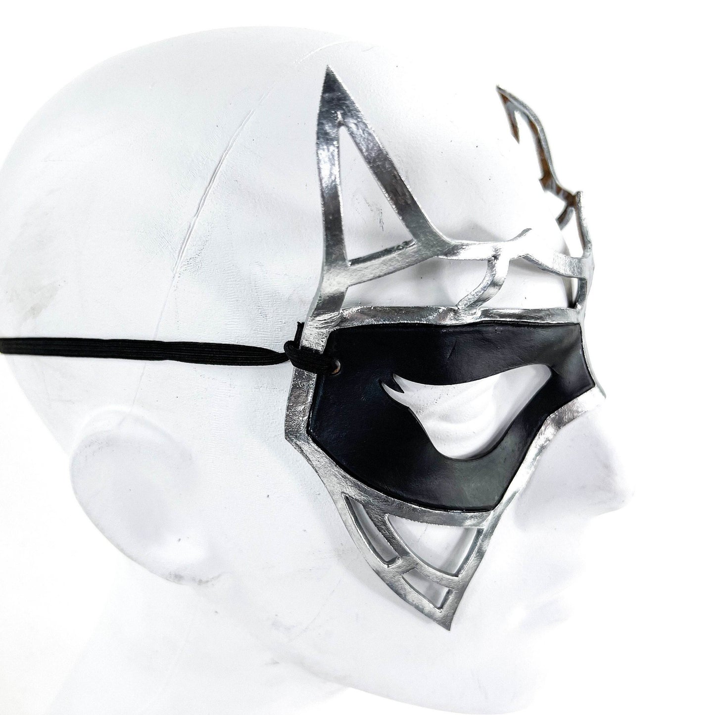 Handcrafted Genuine Leather Royal Warrior Mask - 