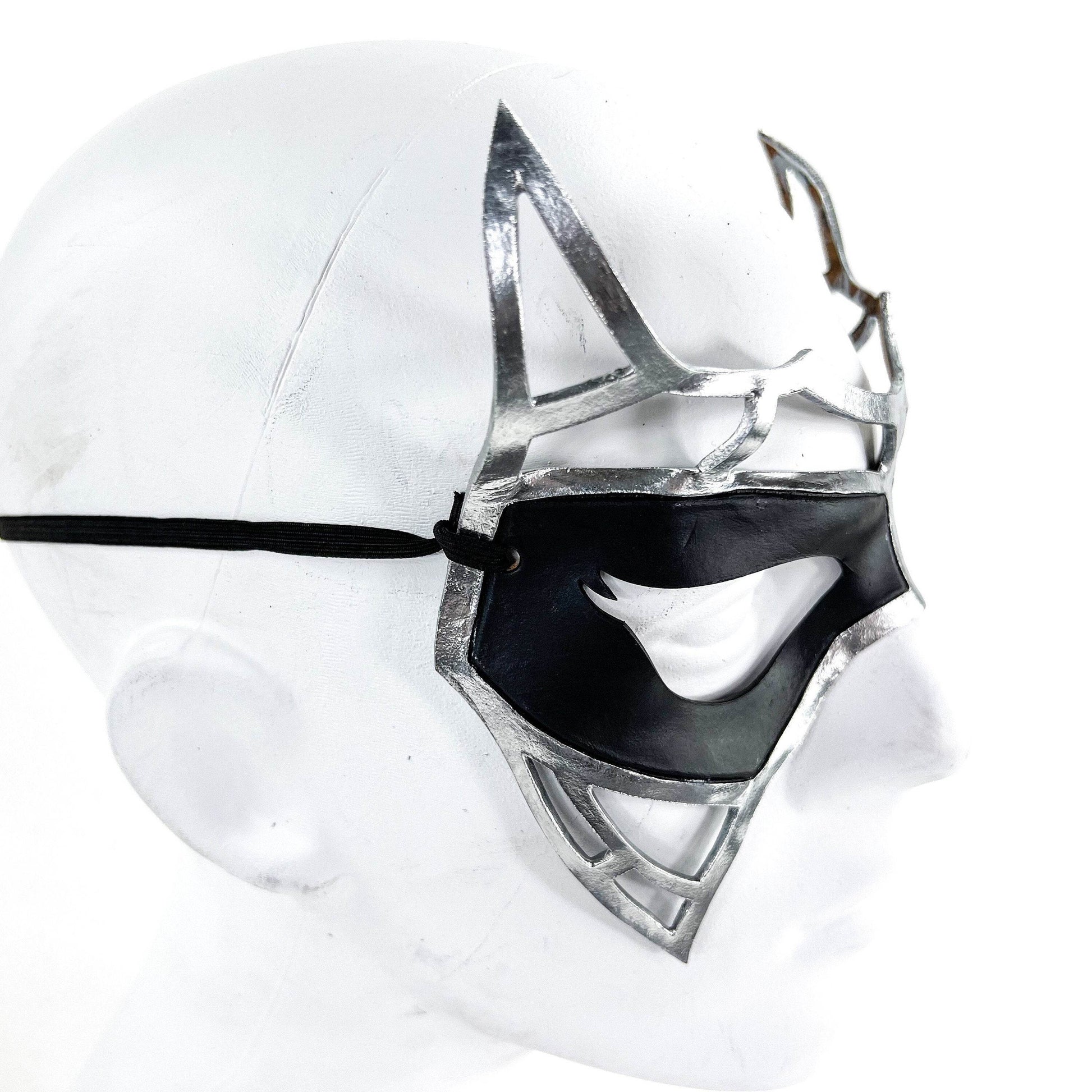 Handcrafted Genuine Leather Royal Warrior Mask - 