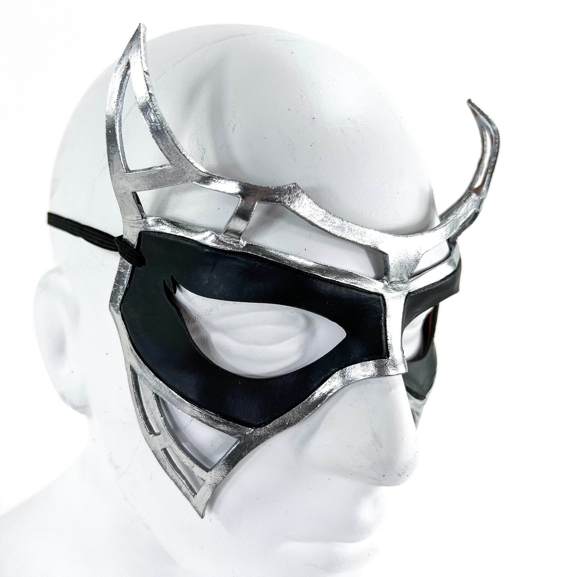 Handcrafted Genuine Leather Royal Warrior Mask - 