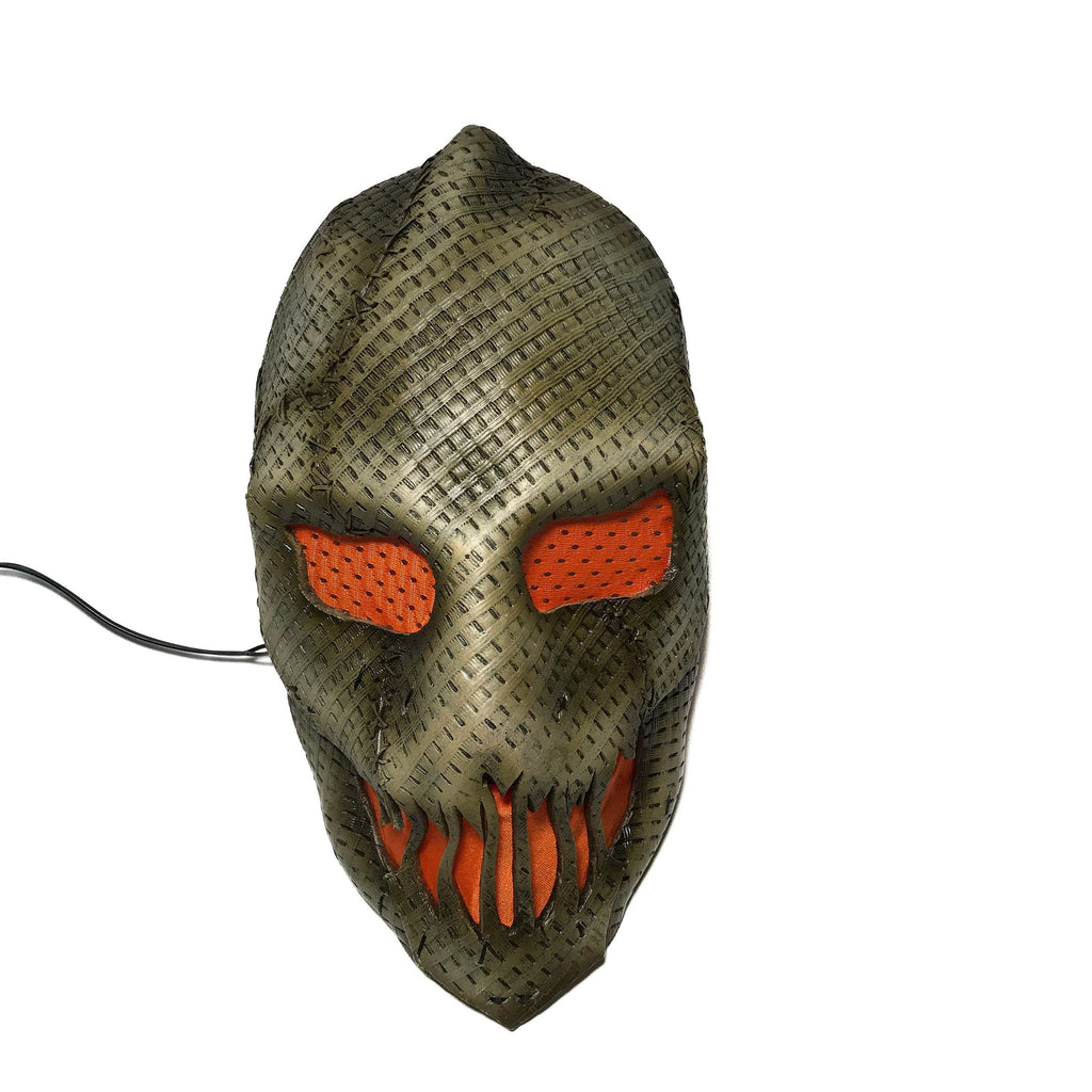 Scarecrow Mask Handmade Genuine Leather Mask in Brown - 