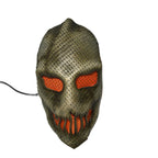 Scarecrow Mask Handmade Genuine Leather Mask in Brown - 