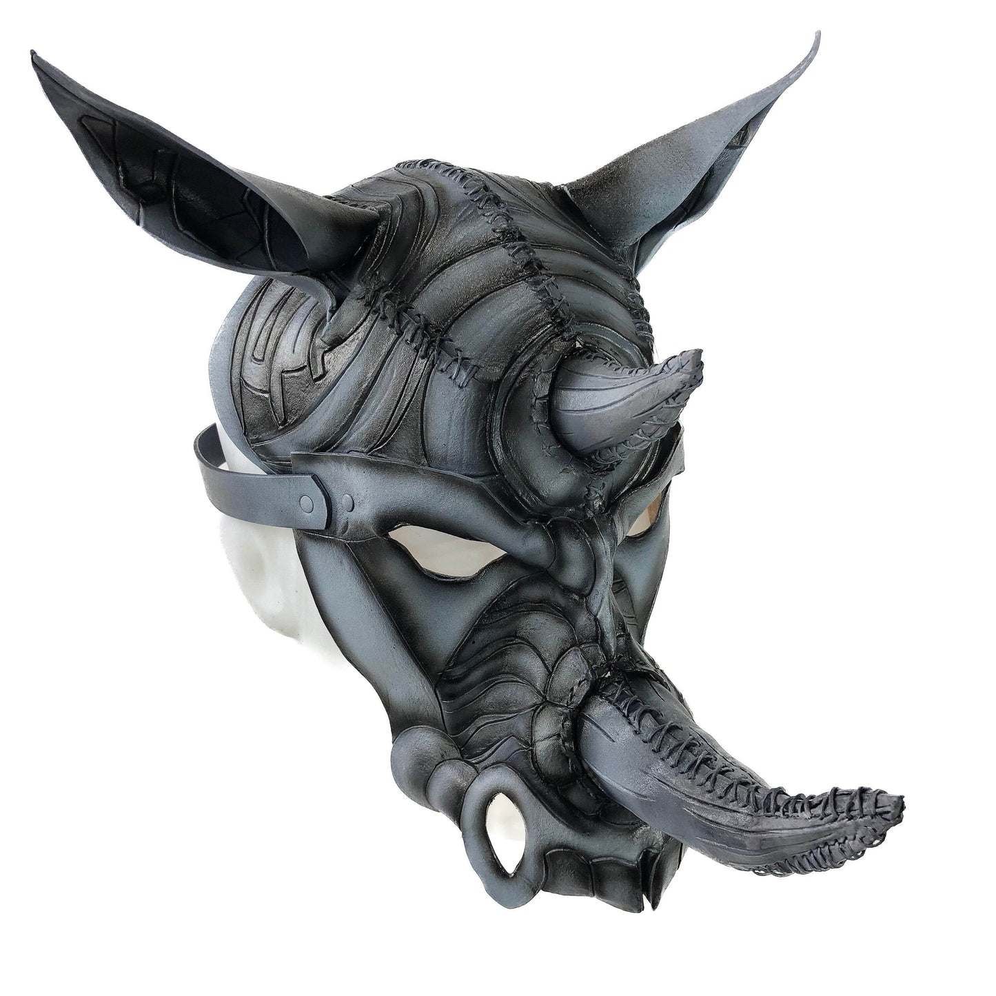 Rhino Handmade Genuine Leather Mask - 
