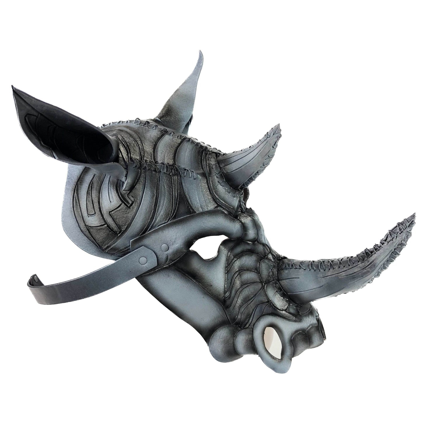 Rhino Handmade Genuine Leather Mask - 