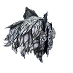 The Grey Lycan - Handmade Genuine Leather Helmet Mask - 