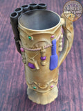 Bard Class 3D Printed Mythic Mug Stein | Tabletop RPG Gaming Cosplay - Dungeons and Dragon DnD D&D Wargaming | Drink Koozie Can Holder. - Black / Non Threaded-No Lid