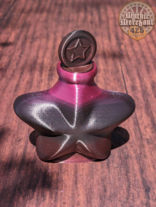 Star Mythic Potion Dice Vault/Dice Jail/Dice Storage-Ars Moriendi 3D - Black