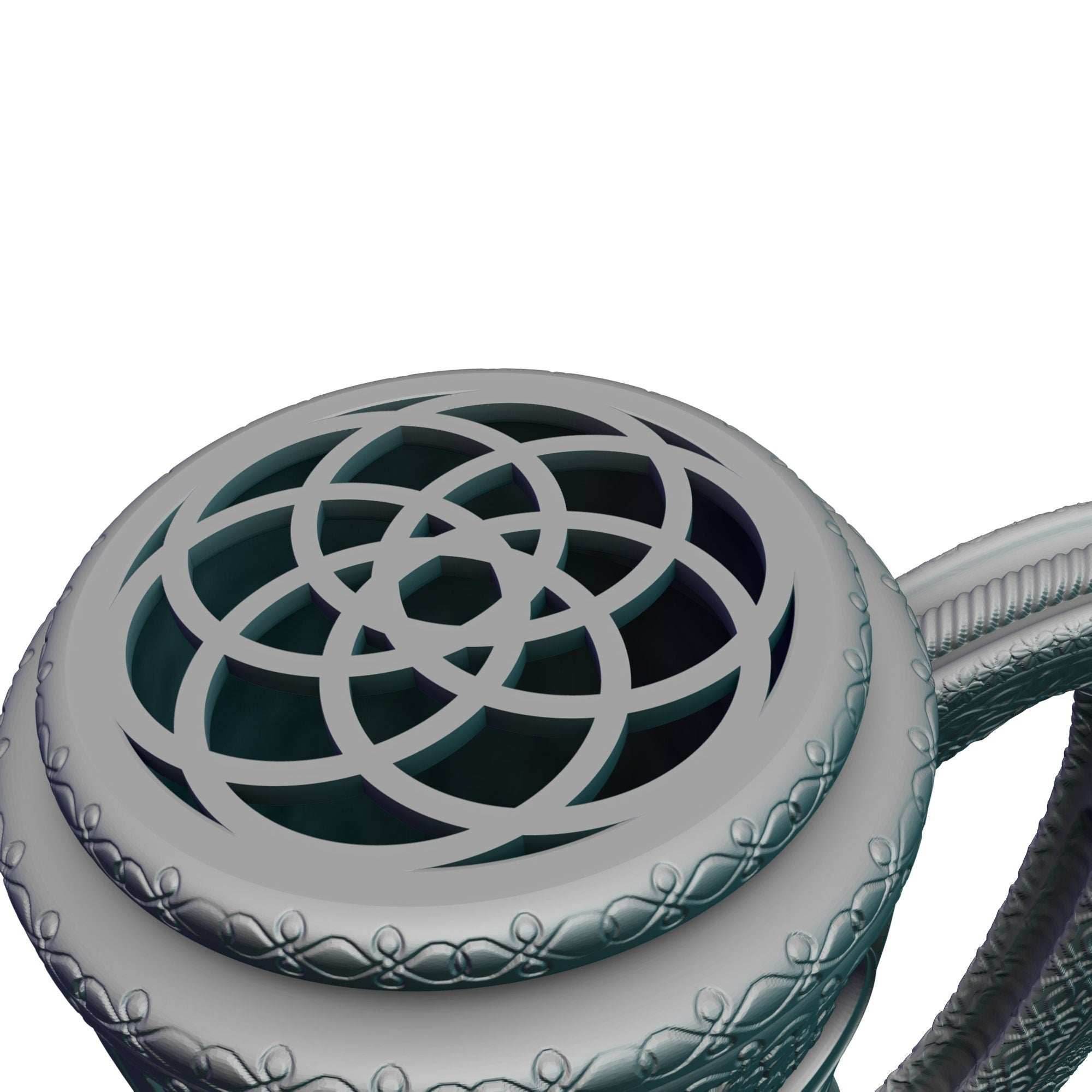 Elven 3D Printed Can Holder| Koozie | Elf Mug Stein | Mythic Mugs Collection by Ars Moriendi 3D- Embrace the Elegance of Elven Enchantment! - Black / Non Threaded-No Lid