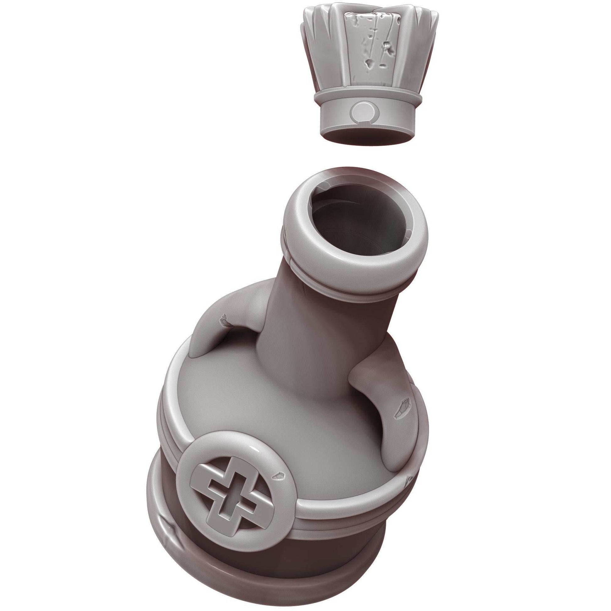 Health Potion 3D Printed Dice Jail | RPG Dice Vault | D20 Storage Box | Player Gift - Guard Dice with Healing Magic! - Black / Yes- Include Random Dice Set