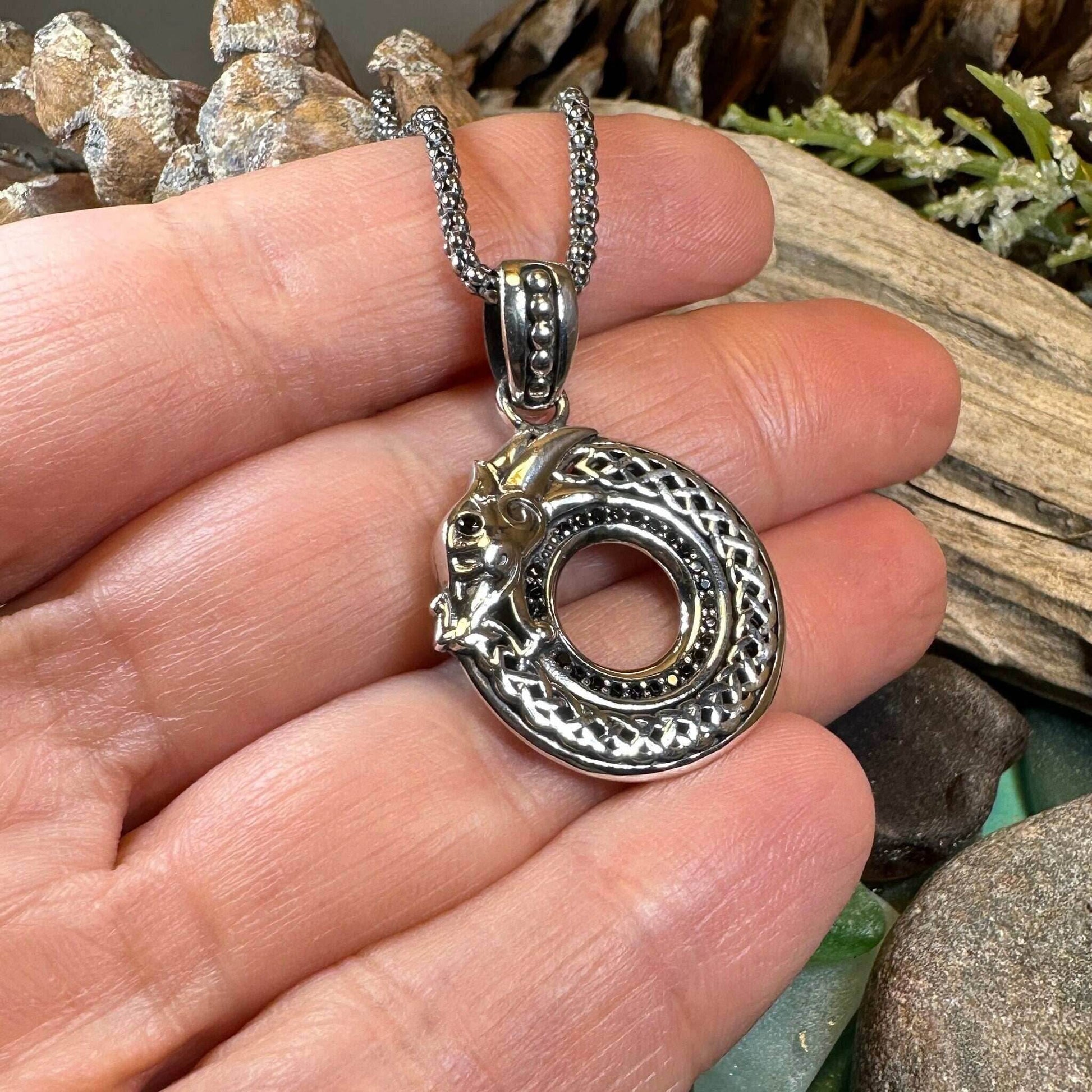 Keith Jack Celtic Dragon Necklace - 