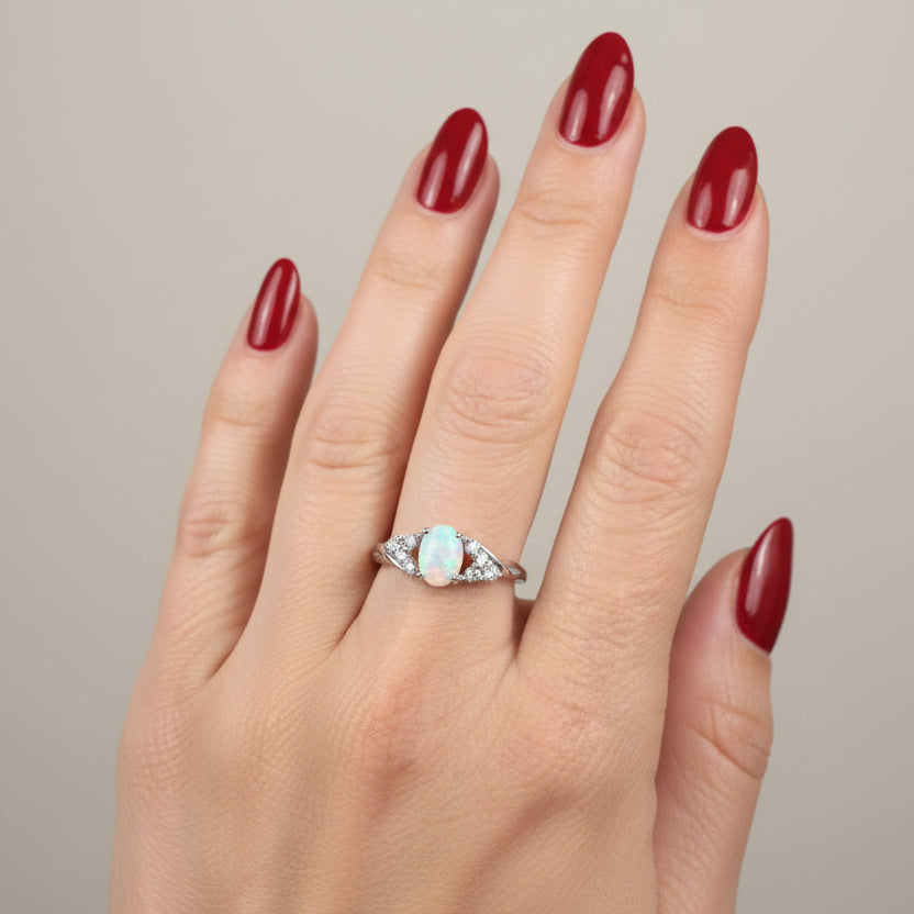 Cressida Opal Celtic Ring