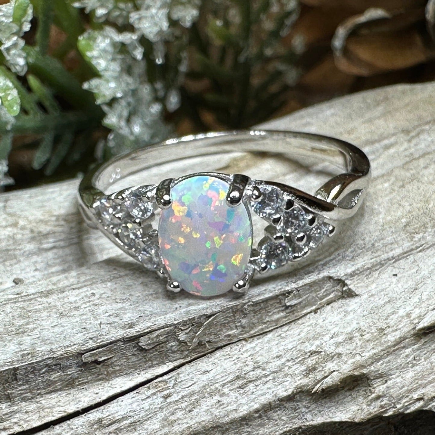 Cressida Opal Celtic Ring