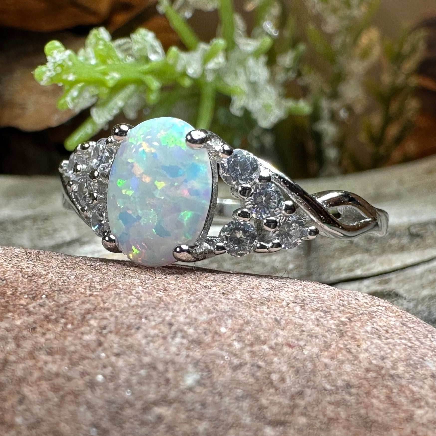 Cressida Opal Celtic Ring - 5