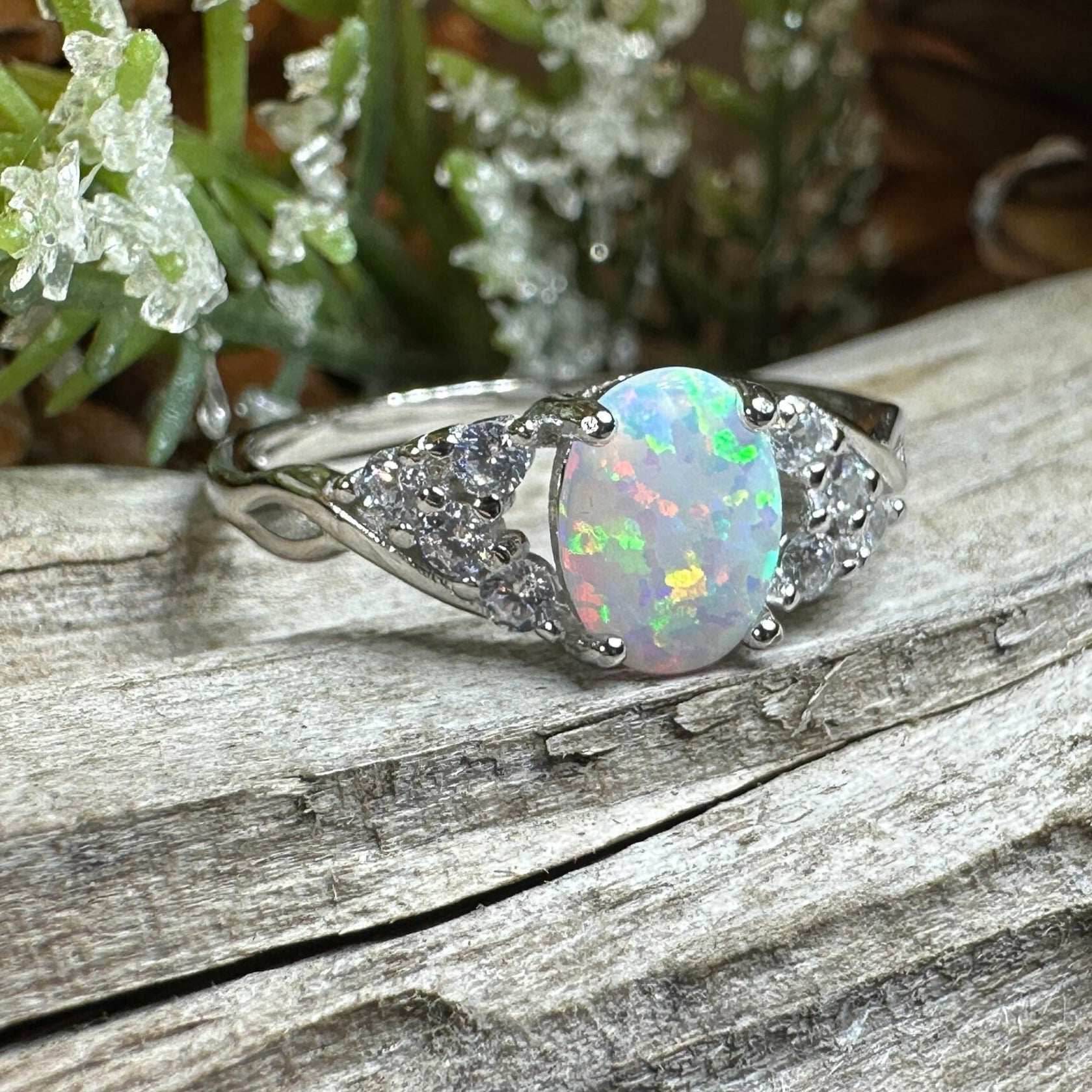 Cressida Opal Celtic Ring - 5
