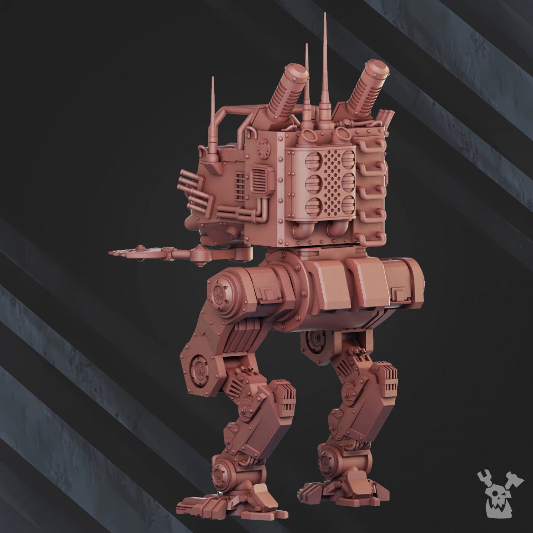 3d Printed Light Stomper Mech by DakkaDakka