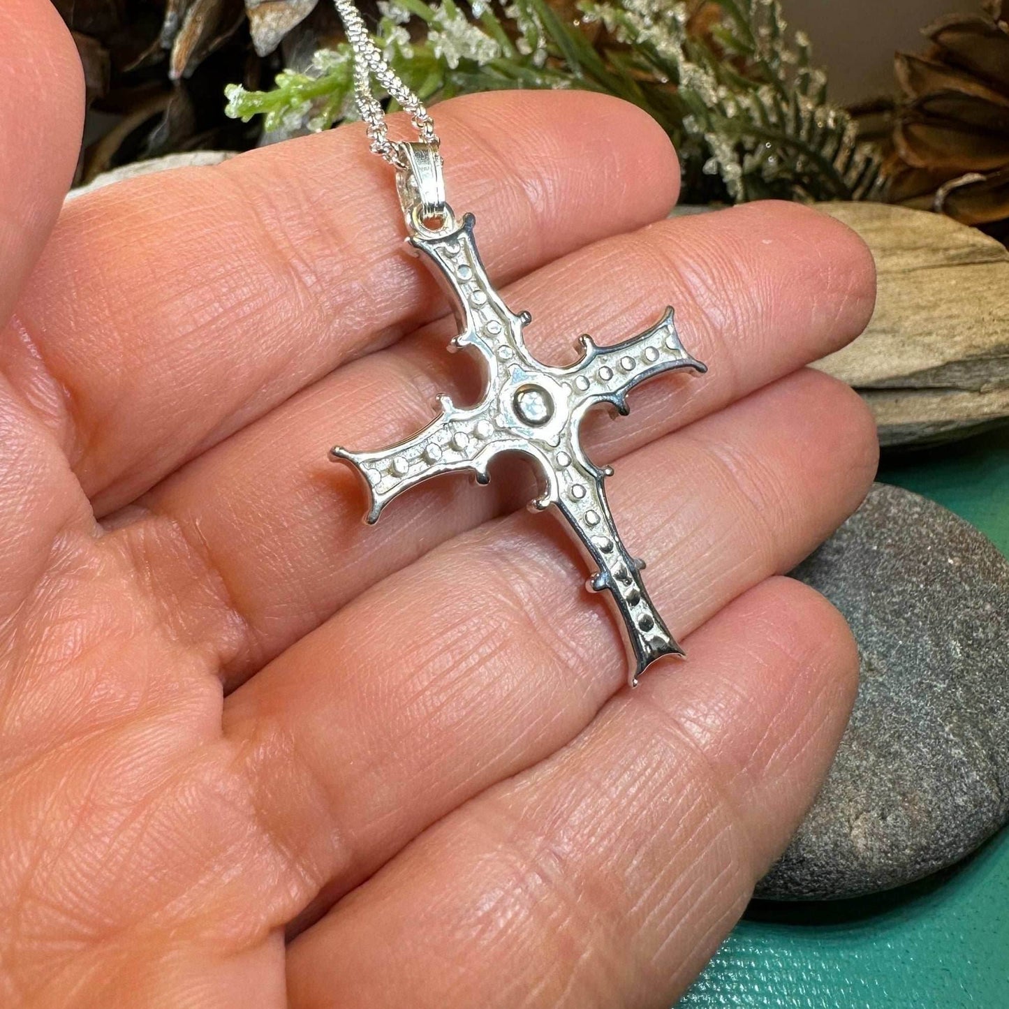 Irish Cross of Cong Necklace - 