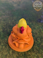 Baby Phoenix Toy 3D Printed Dice Guardian - Dice Jail | RPG Dice Vault | D20 Box | Player Unique Gift - Playful Dice Holder! - Black / Yes- Include Random Dice Set