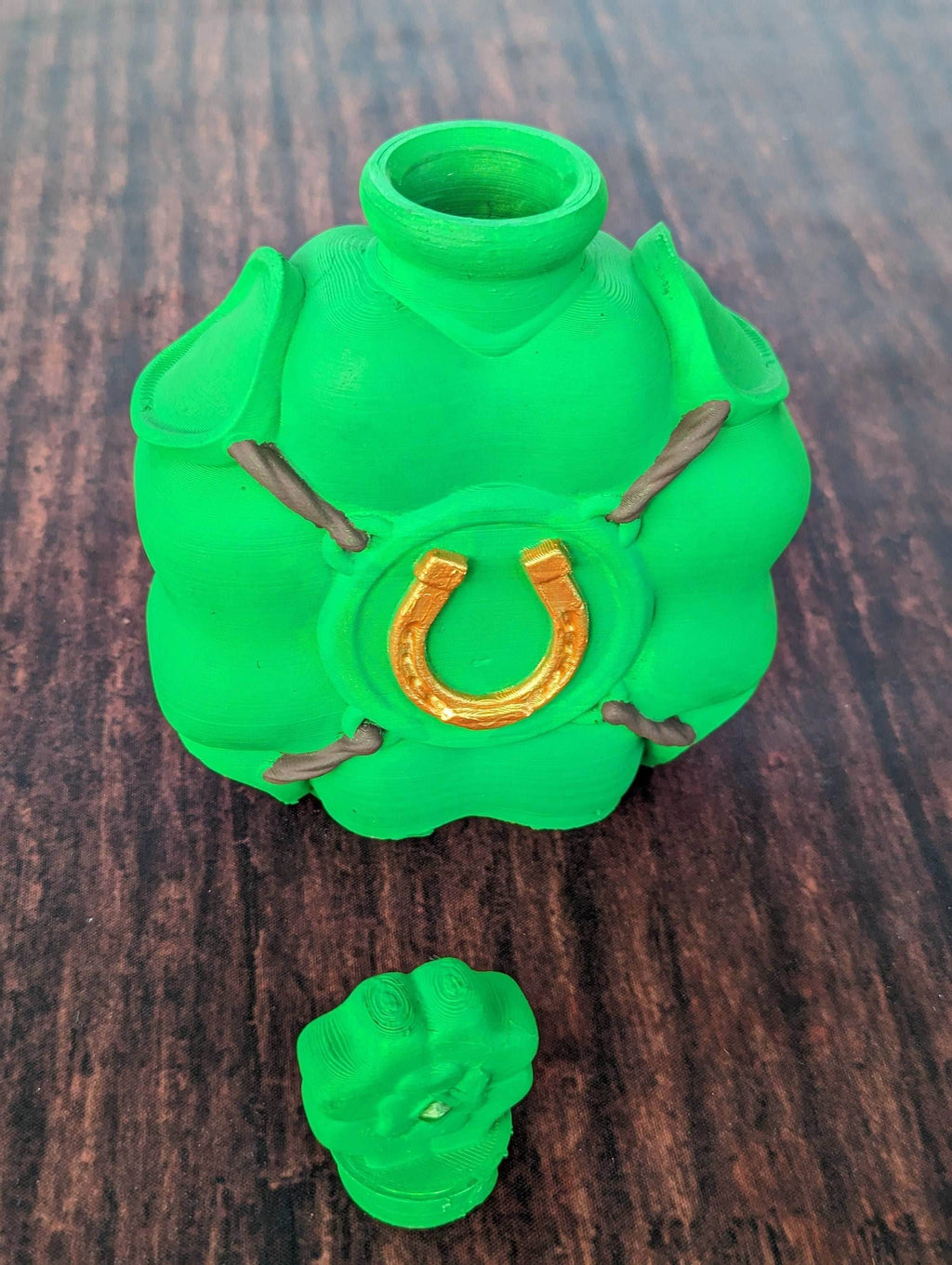 Luck Potion 3D Printed Dice Jail | RPG Dice Vault | D20 Storage Box | Player Gift - Elevate Your Game with a Touch of Fate! - Black / Yes- Include Random Dice Set