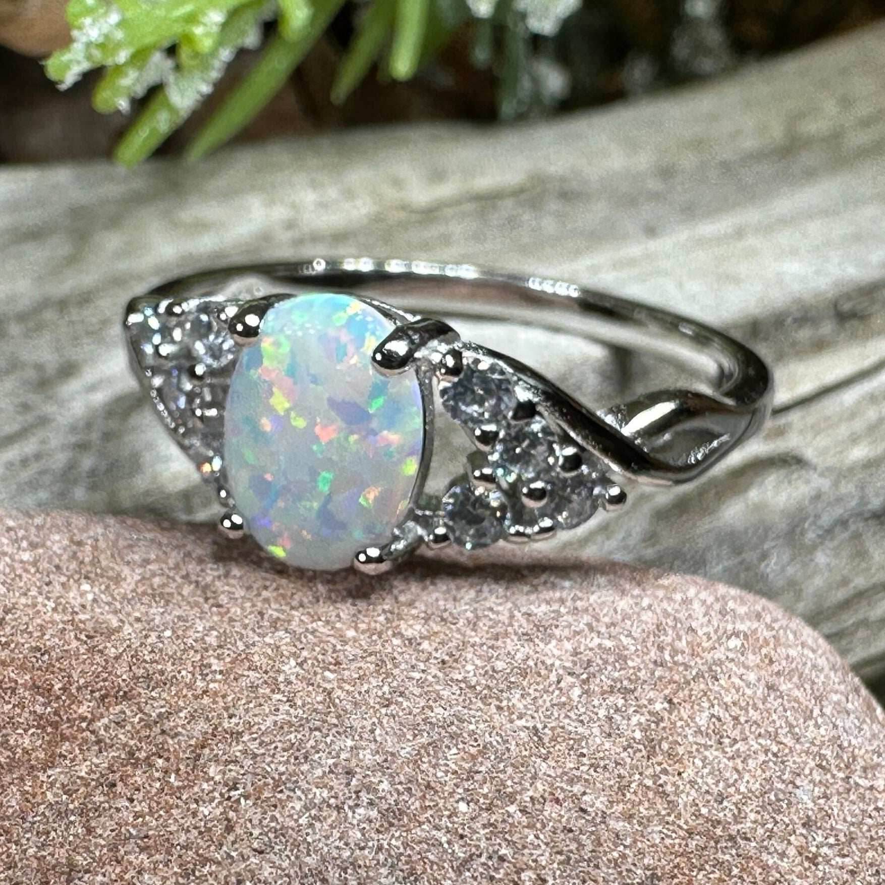 Cressida Opal Celtic Ring - 5