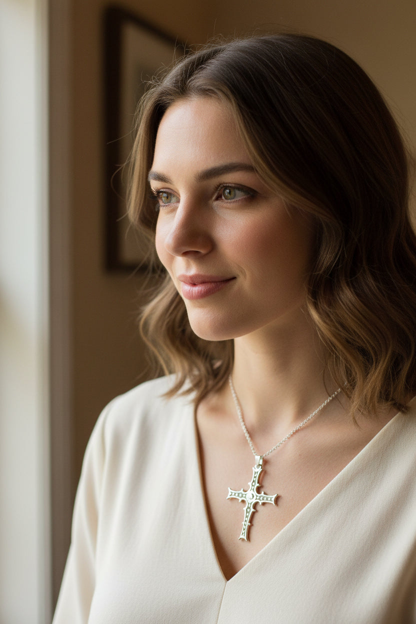 Irish Cross of Cong Necklace