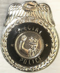 Rare Antique Vintage Large 1950s Special Police Badge Tin Collectible